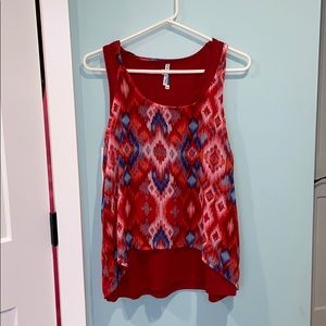 Two super cute red tank tops !